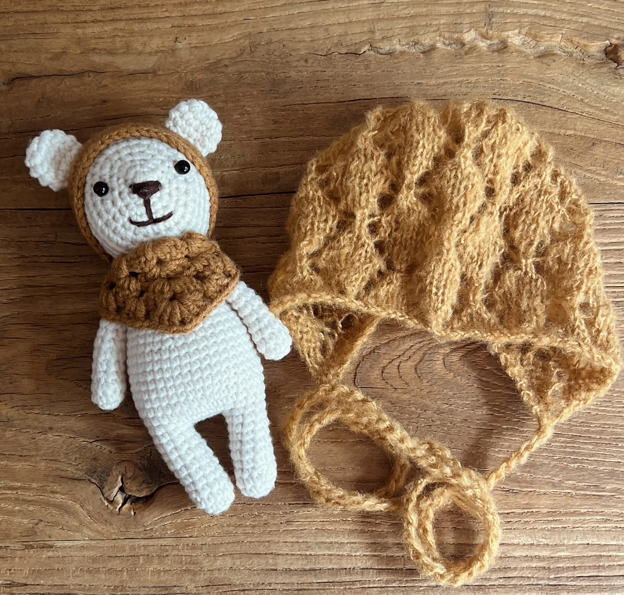 الوليد التصوير الدعائم اليدوية محبوك التفاف عقال لطيف الدمى القرع مجموعة للطفل استوديو التقاط الصور الملابس والاكسسوارات