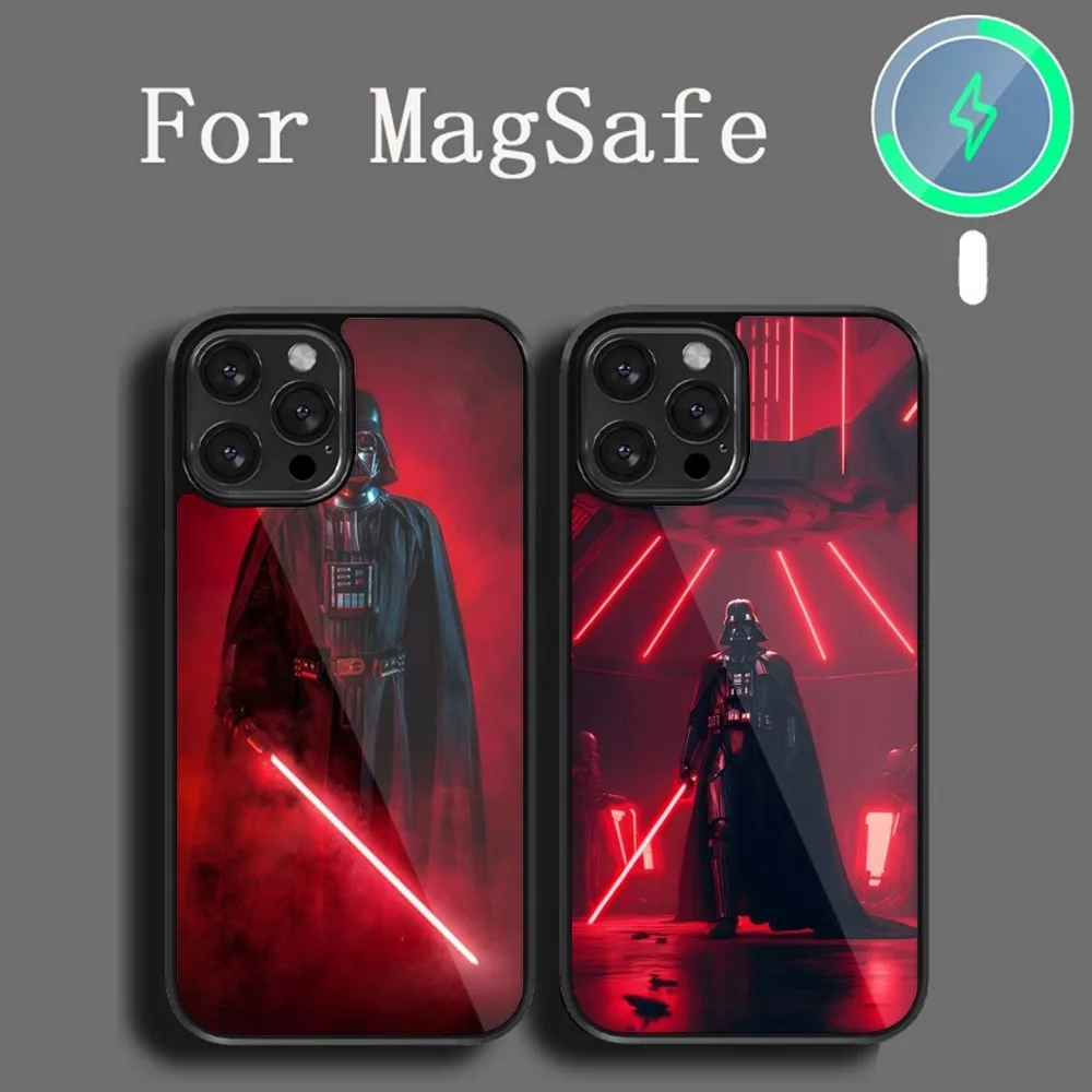 BEAST KINGDOM Star Wars Darth Vader Phone Case For iPhone 14 13 12 11 15 Pro Max Plus Magsafe Magnetic Cover