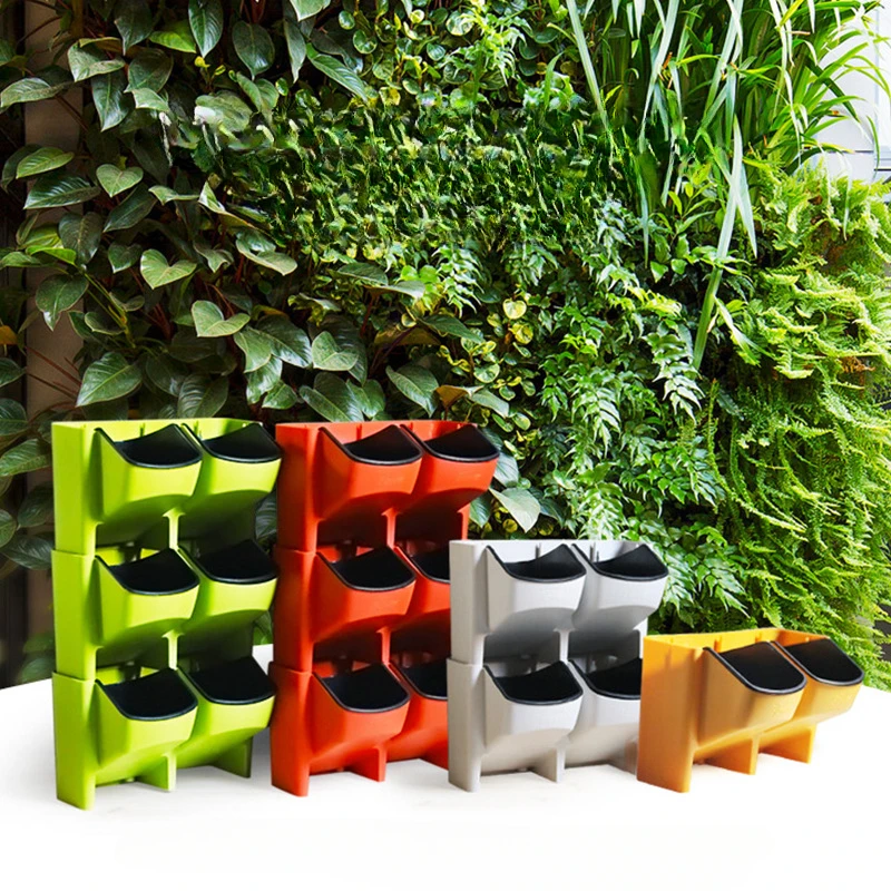 

Vertical Three-dimensional Greening of Plant Walls, Plastic Flower Pots, Balconies, Vegetable Pots, Wall Hung Flower Pots