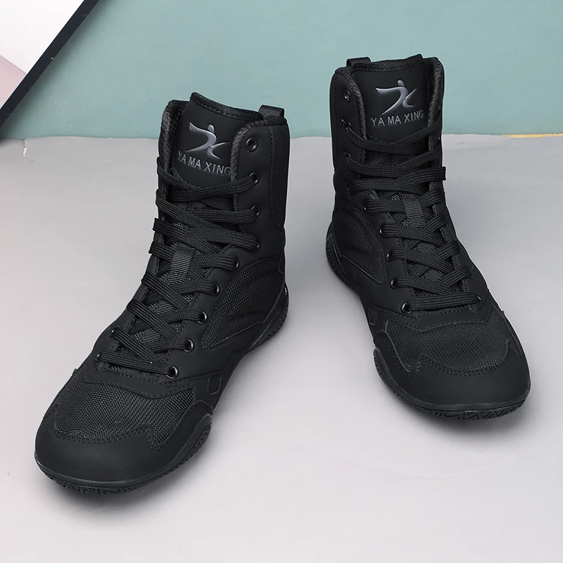Brand Wrestling Shoes Men Original Boxing Shoes Classic Sneakers Mens Casual Equipment Training Combat Gym Wrestling Boots