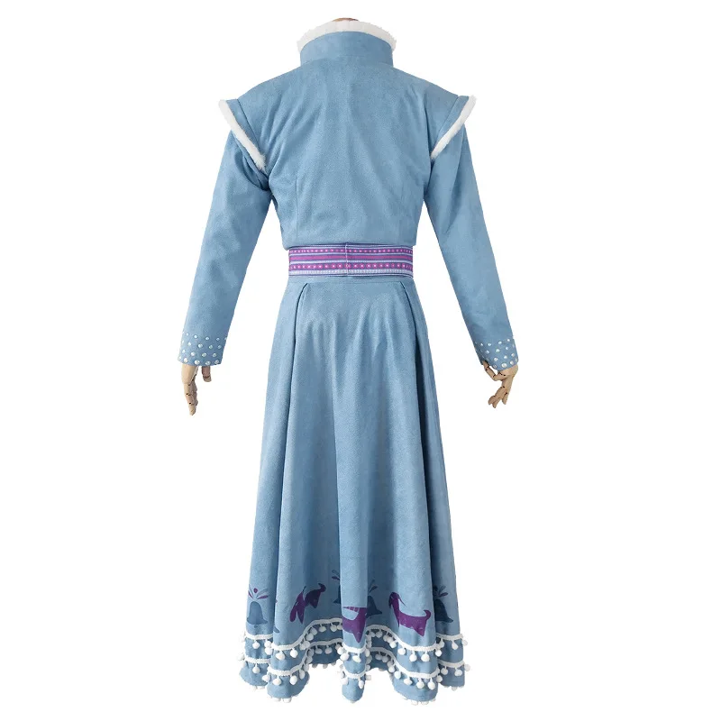 Anime Snow Anna Aueen Dress Cosplay Costume