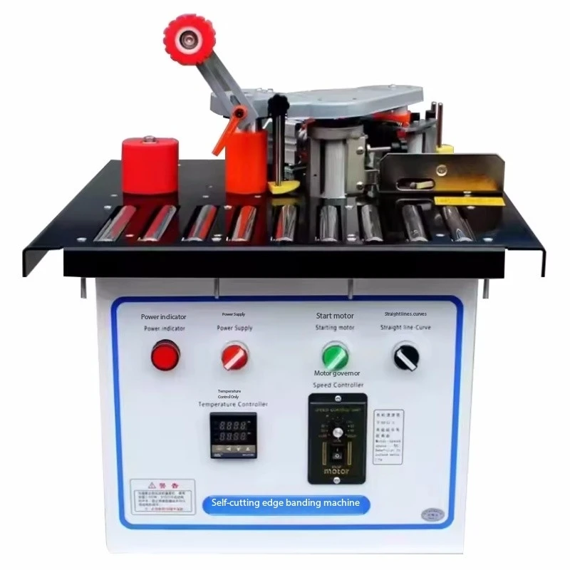 

PVC Curved Small Portable Woodworking Automatic Belt Breaking Edge Banding Machine Mini Curved Line Edge Banding Machine