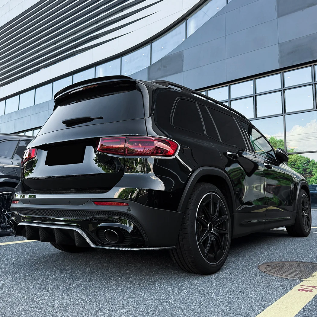 FOR Mercedes-Benz GLB X247 AMG Line GLB35 AMG 2020-2026 Car Rear Bumper Diffuser Splitter Spoiler Body Kit Tuning Accessories