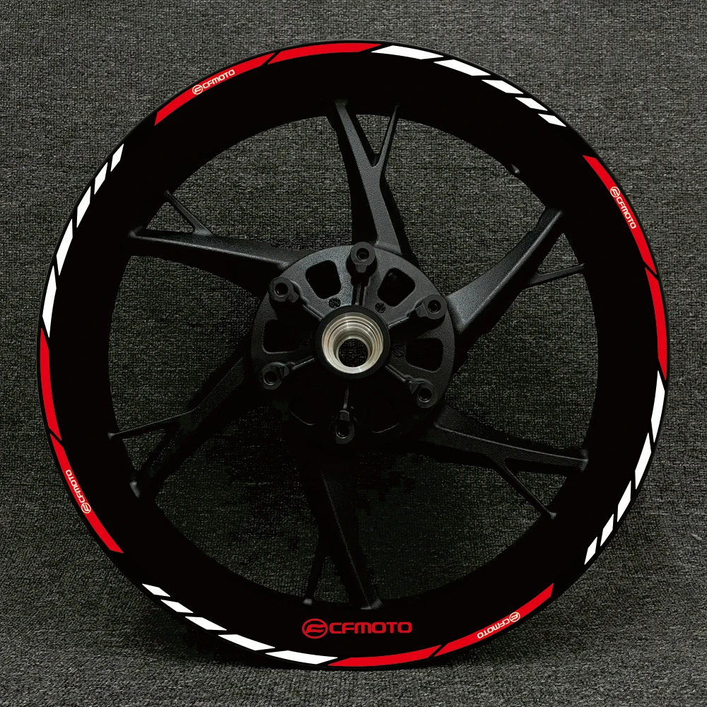 ล้อรถจักรยานยนต์สติกเกอร์17 ″ ขอบรูปลอกเทปอุปกรณ์เสริมสำหรับ CFMoto 150NK 250SR 300NK 300SR 400NK 400GT 650NK 650GT 650MT