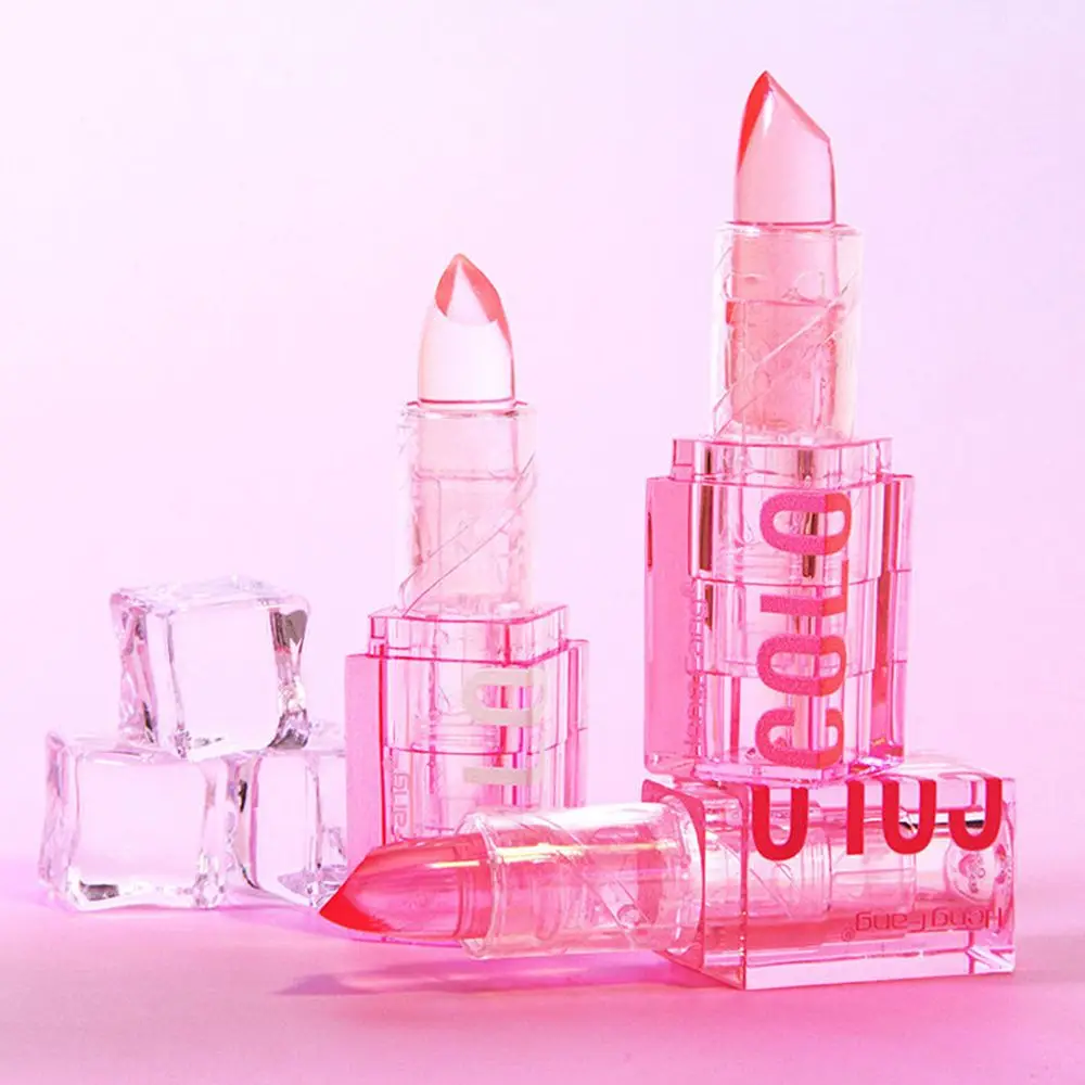 Profissional Hidratante Magic Color Lip Care, Nutritivo Jelly Stick, Hidratante, Bálsamo Transparente, Crystal Gloss