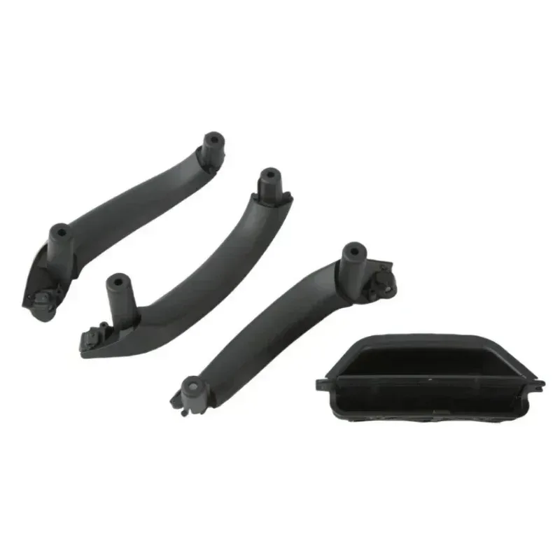 For BMW X3 X4 F25 F26 2010-2017 ABS Black Car Inner Door Handle Armrest Panel Cover Trim Interior Accessories OE:51417250307