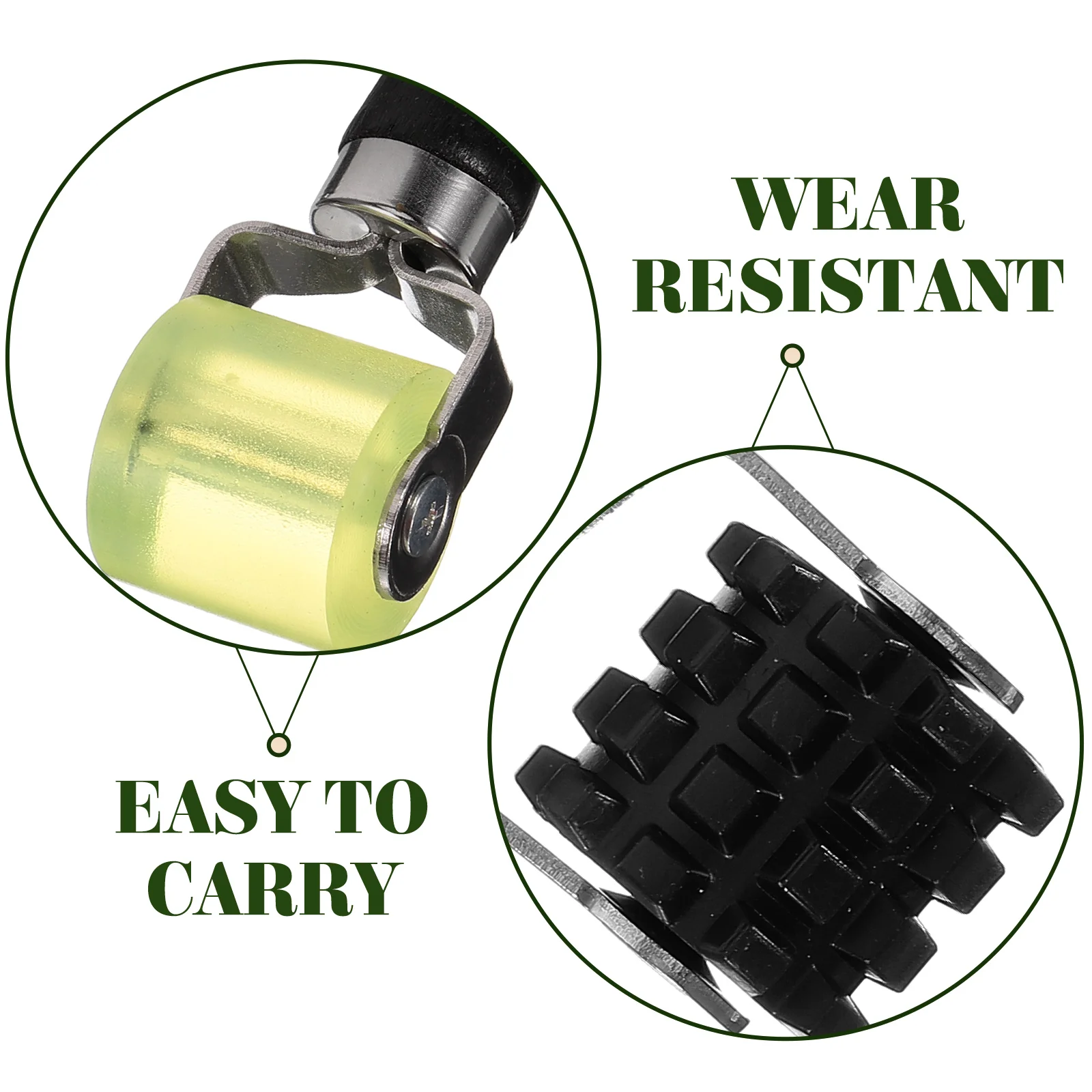 

2pcs Rubber Insulation Sound Deadening Tool For Car Auto Soundproofing Audio Noise Roller Non-Slip Handheld Installation Sound
