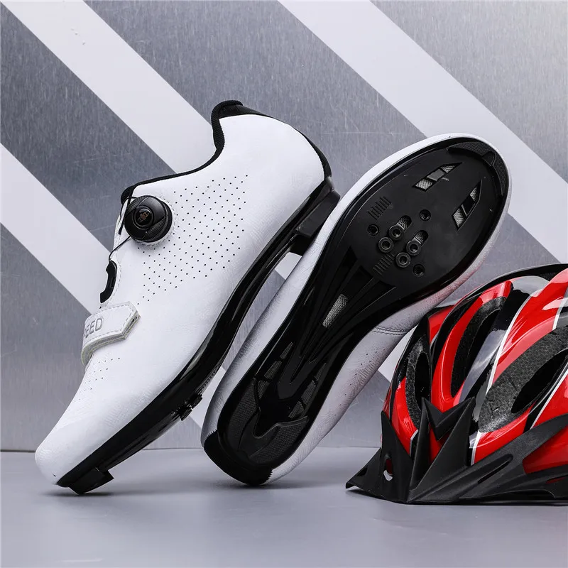 Men Cycling Shoes Outdoor Road Bicycle Sneakers Cleatless Mountain Bike Footwear MTB Breathable Flat Pedal Women Boots Black