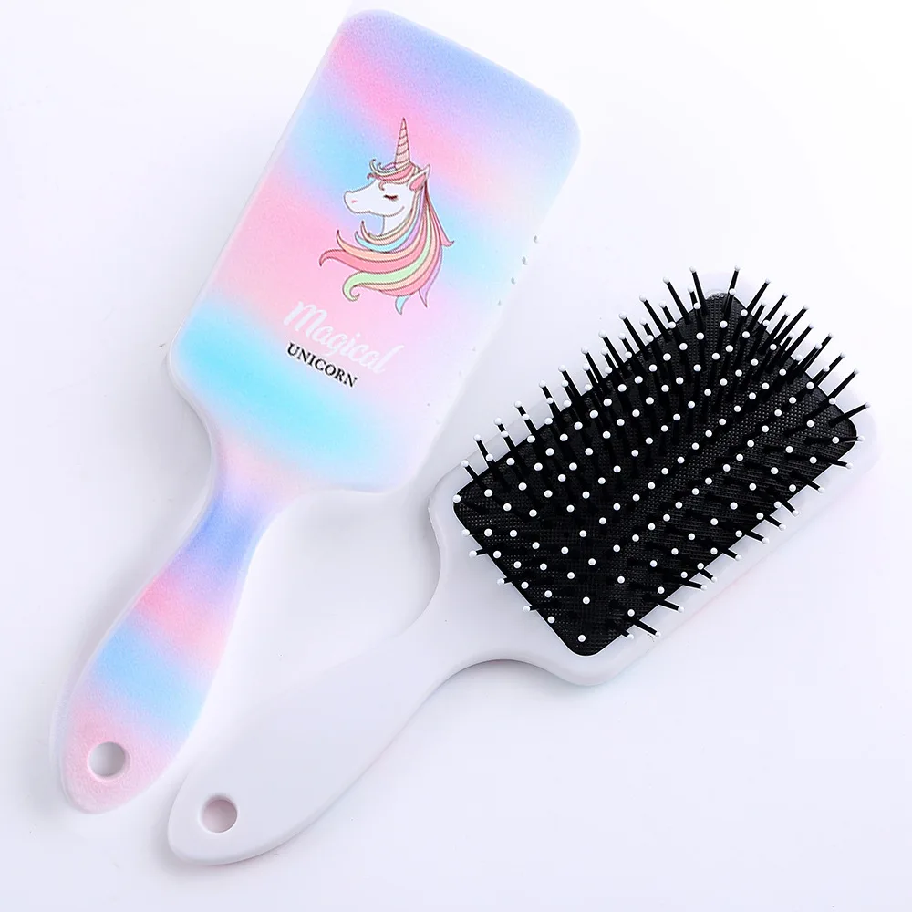 New Cartoon Print Cute and Fashionable Claus Hair Comb Hair Care Massage Airbag Hair Brush Barber Accessories Styling Tools Comb