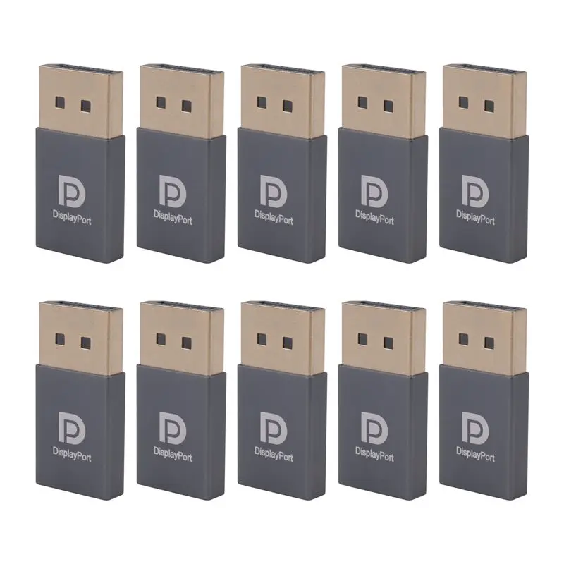 10 Pieces 4K Displayport Dummy Plug EDID Headless Ghost Emulator Graphics Video Card Cheater-AEF7