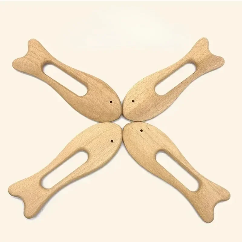 Beech Wood Therapy Gua Sha Massage Tools Lymphatic Drainage Tool Scraping Board Guasha Tool for Body Shaping Back Neck Scraper