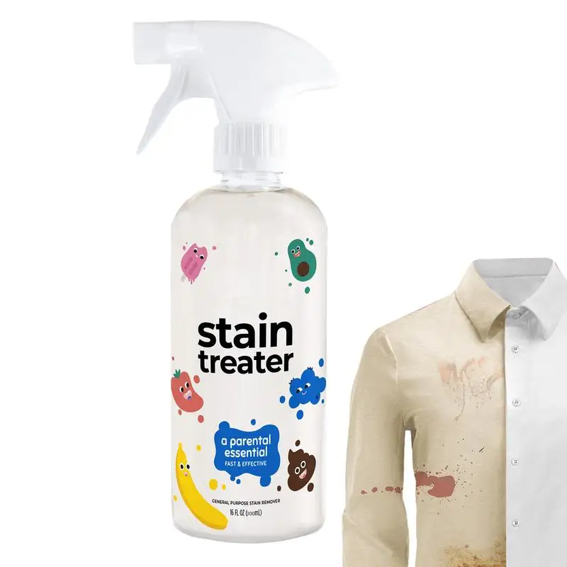 Stain Remover Spray Laundry Spray Remover for Fabric Stains Portable Stain Treater Spray S-pot Removal for Chocolate Food Stains