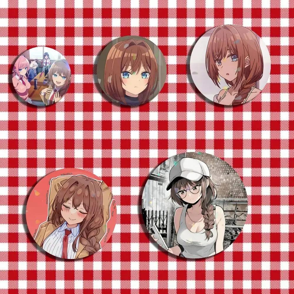 Tune in to The Midnight Heart Inohana Rikka Laser Badge Creative Pins Brooch for Decor Gifts Fans Collect Easter decorations