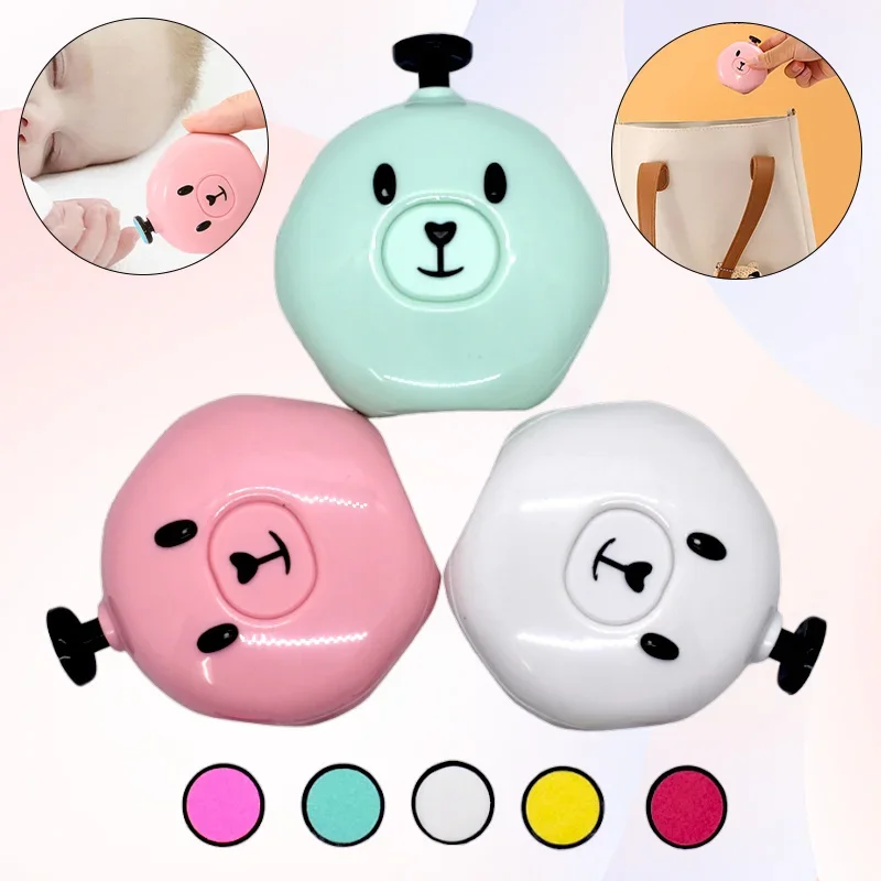 Juego de cabezales de molienda, cortauñas eléctrico para bebés, cortauñas para recién nacidos, Kit de cuidado para bebés, juego de manicura, cortauñas seguro y fácil de recortar