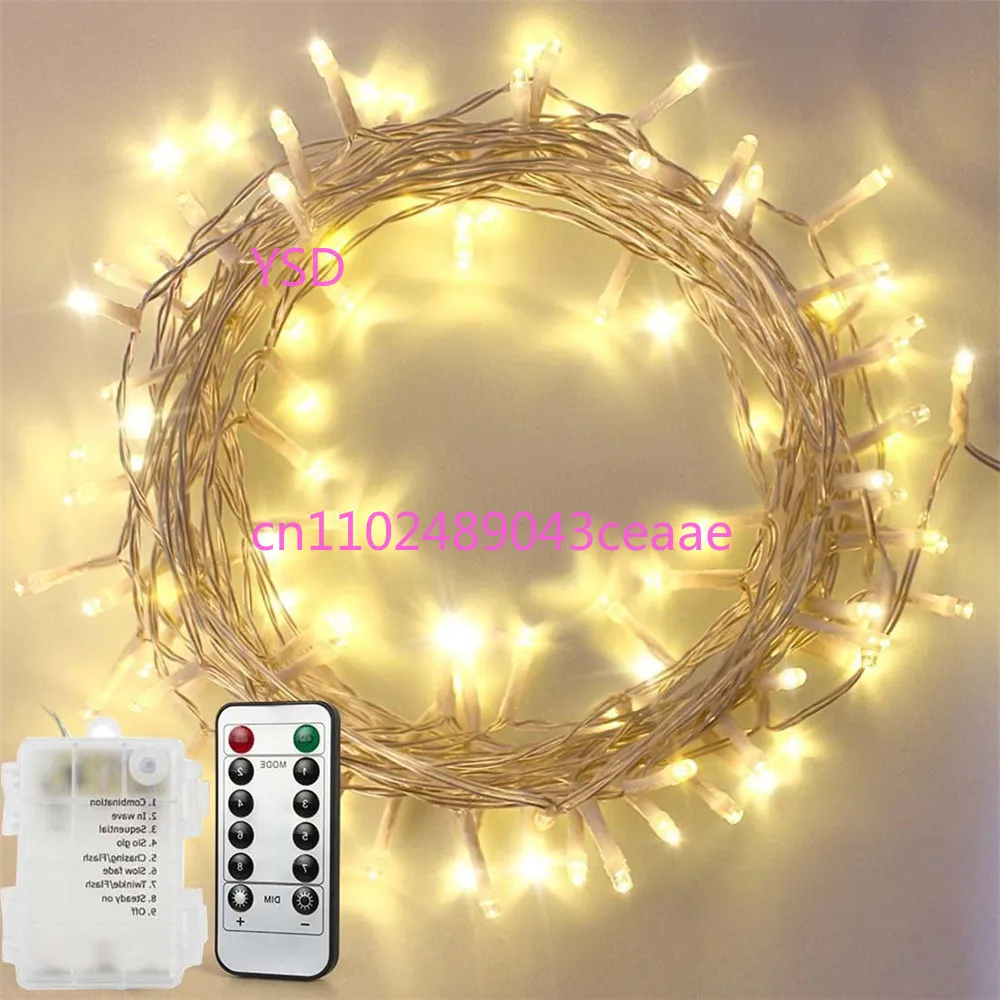 3*AA Battery Powered LED String Lights Waterproof 5M 10M 20M Fairy Lights For Christmas Wedding Party Home Decoration
