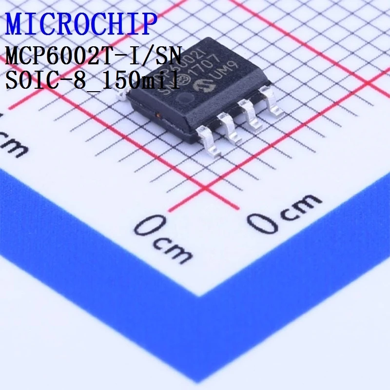 5PCS MCP6002T-I/MS MCP6002T-I/SN MCP6004-I/P MCP6004T-E/SL MCP6004T-I/SL MICROCHIP Operational Amplifier