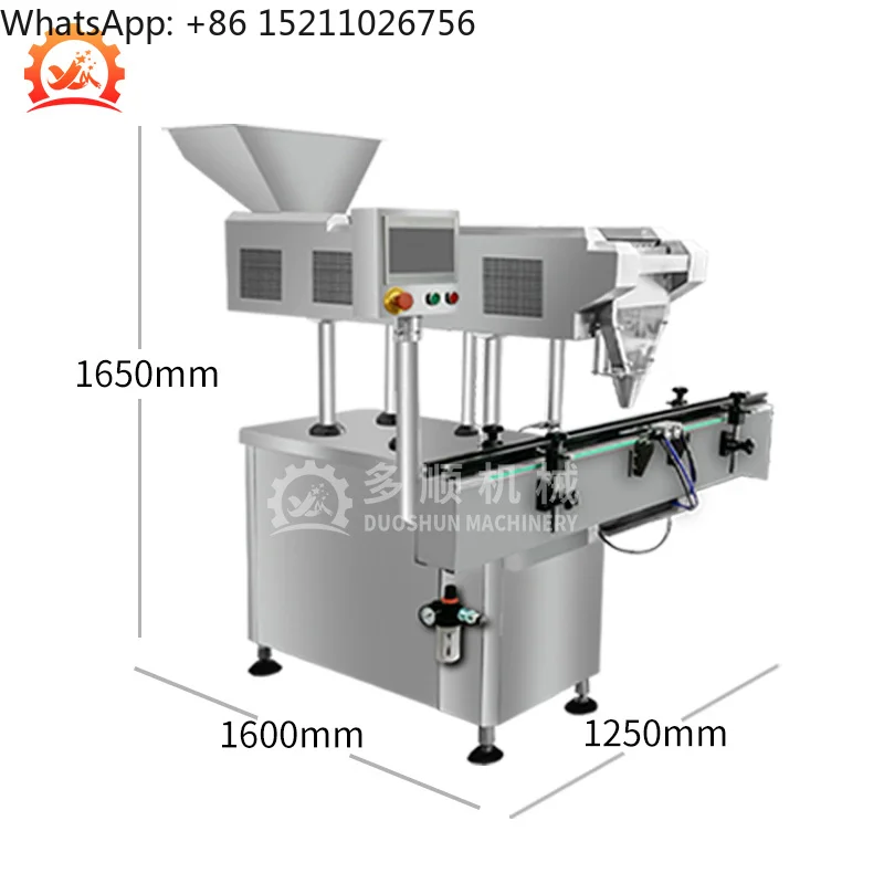 DXS-8 Touch Screen High Accuracy Automatic Electron Candy Pill Tablet - Counting Bottling Machine