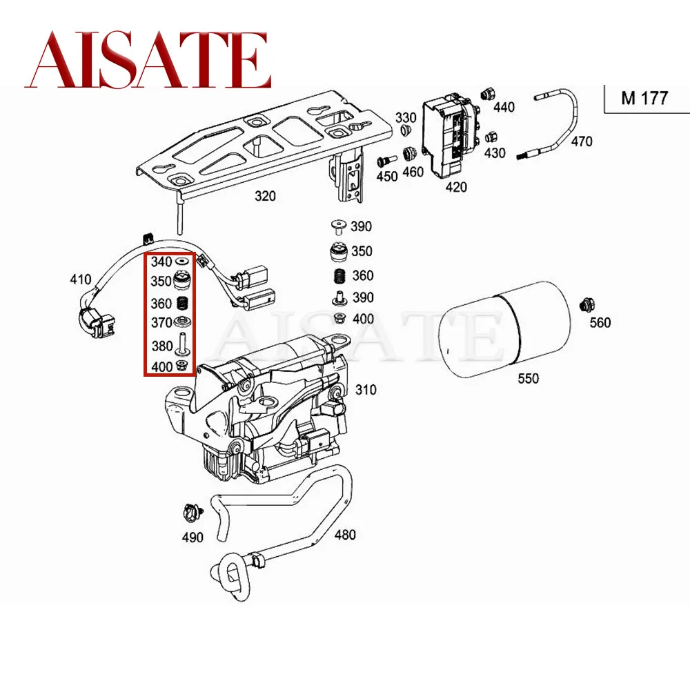 New Air Suspension Compressor Bracket Repair Kits Rubber Mounting For Mercedes Benz W220 w211 w221 w166 w164 w166 w251