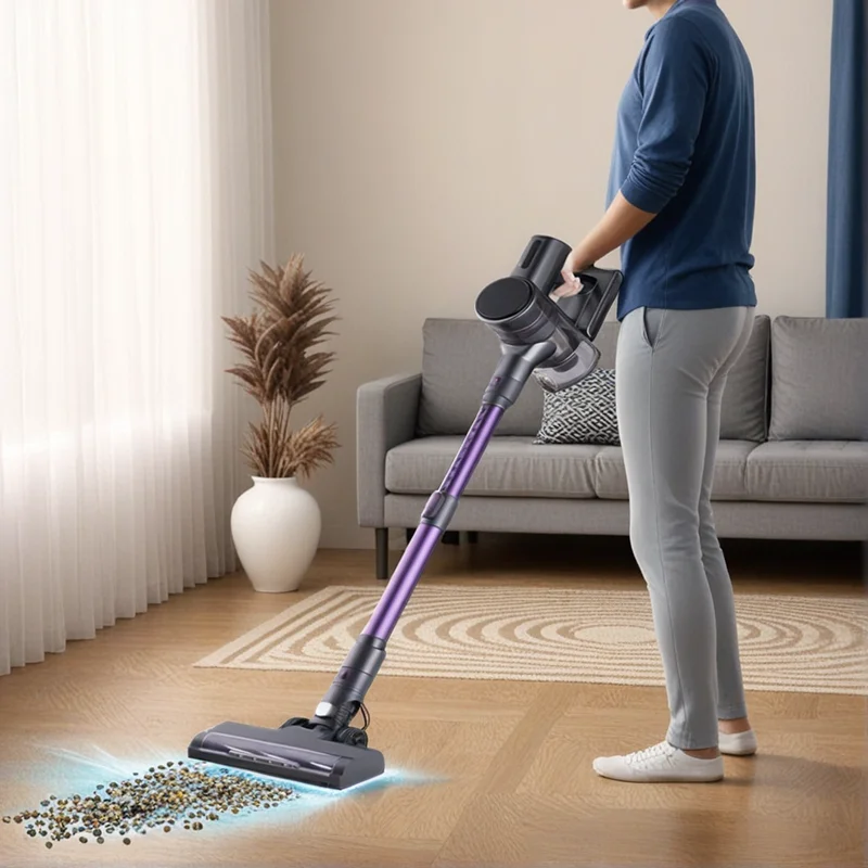 Wireless Vacuum Cleaner 28kPa Strong Suction,2 Power Modes electric sweeper,Home Carpet Sofa Car Pet Hair Vacuum Cleaner