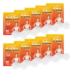 Adhesive Heat Patches Self-Heating Waist Warmer Winter 10X Portable Menstrual Heating Pad Warm Adhesive Portable Heating Patches