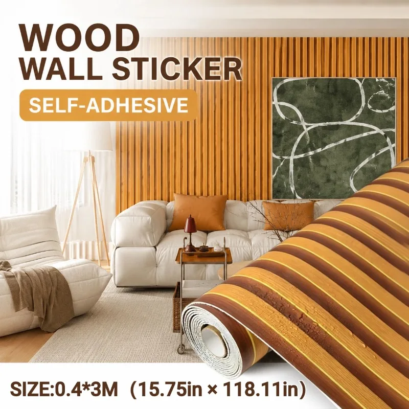 

XPE Self Adhesive Stripe Ceiling Wallpapers Faux Grille Peel and Stick Wall Stickers for Living Room Shop Background Wall Decor