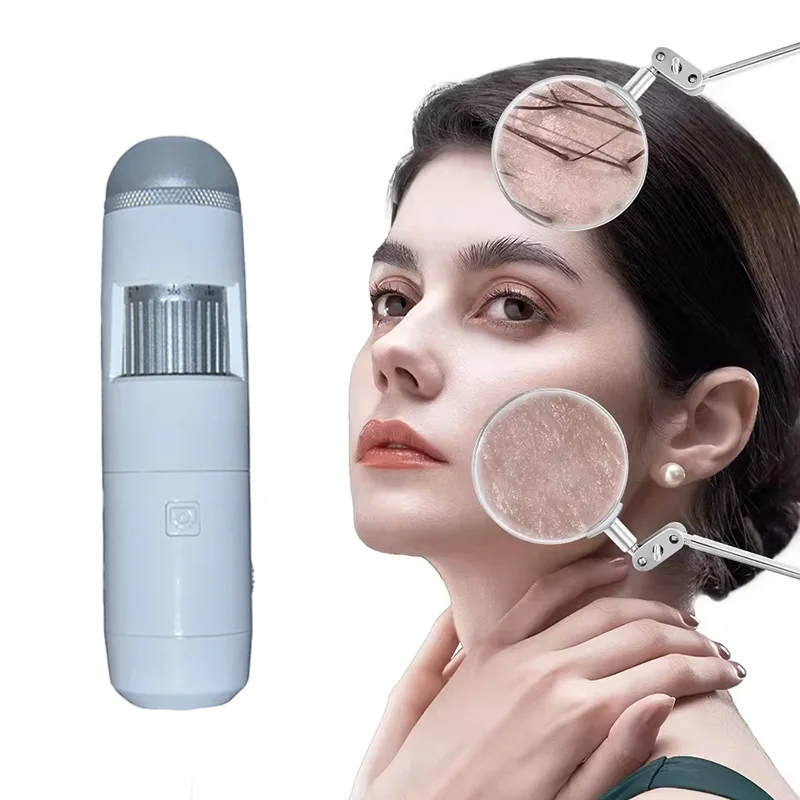 Bezprzewodowy dermatoskop do skóry głowy i twarzy, analizator skóry, lupa do skóry 1000X, aparat do diagnostyki skóry głowy, mikroskop WiFi do testowania skóry.