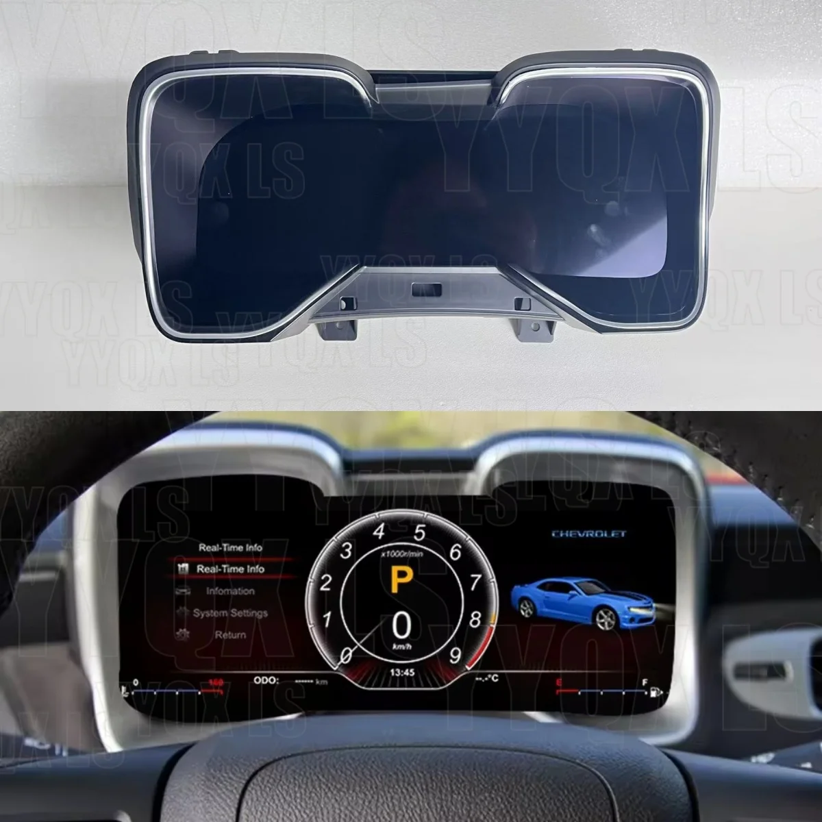 12.3‘’ Odometer For Chevrolet Camaro 2010-2015 Digital Cluster Virtual Cockpit Car Speed Meter Screen LCD Auto Stereo car access