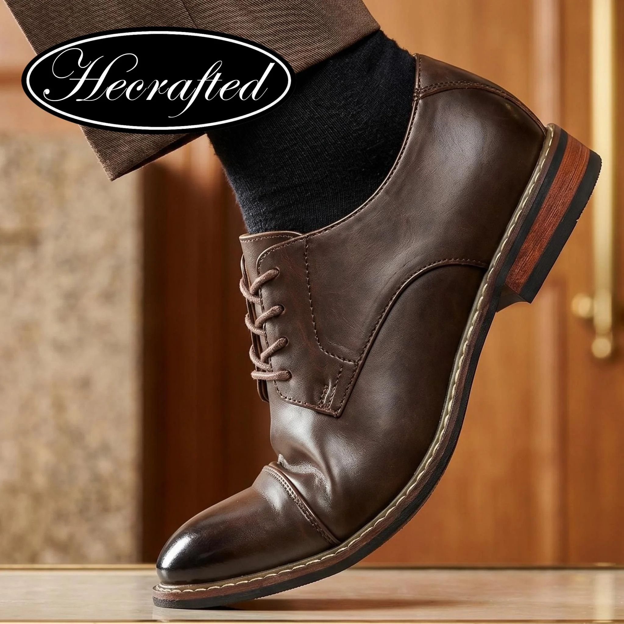 Elegante Herrenschuhe, bequeme Business-Schuhe, stilvolle Hochzeitsschuhe # KD9254
