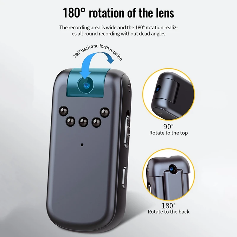 1080P HD الأشعة تحت الحمراء للرؤية الليلية كاميرا صغيرة كاميرا فيديو صغيرة بوديكام كاميرا الشرطة دراجة نارية المرور