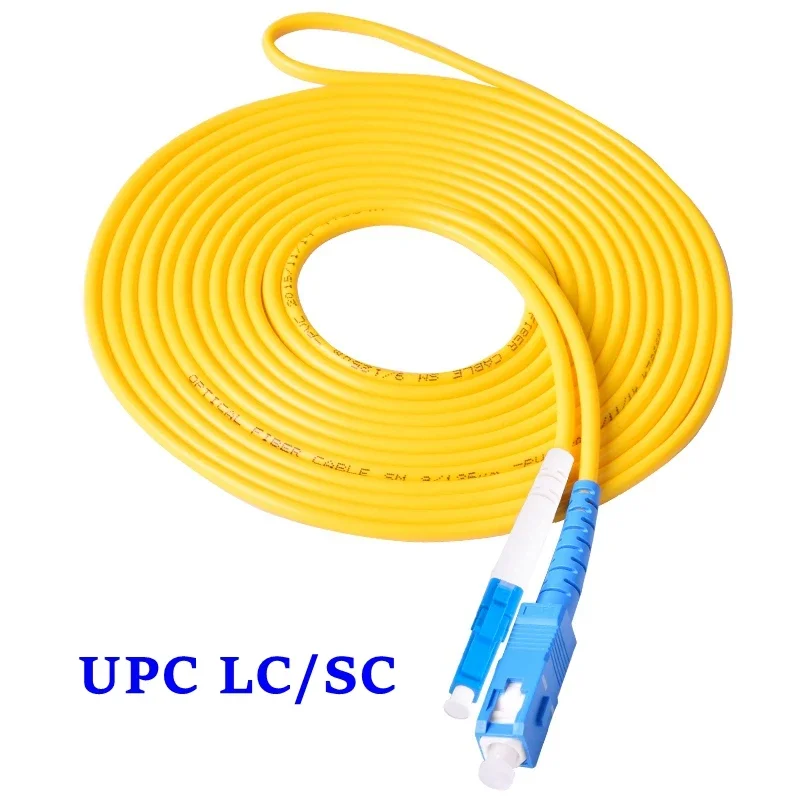 FC LC SC APC zu SC LC UPC Fiber Jumper Glasfaser Patchkabel Kabel Single Mode 9/125 652D Kabel 1-50 m