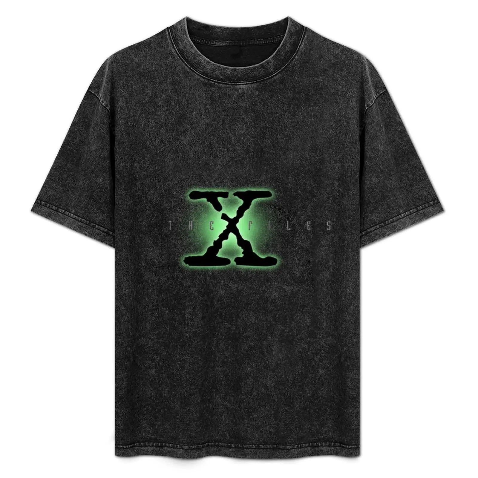 The X Files Logo T-Shirt quick drying sports fans cotton graphic tees mens t shirts top quality