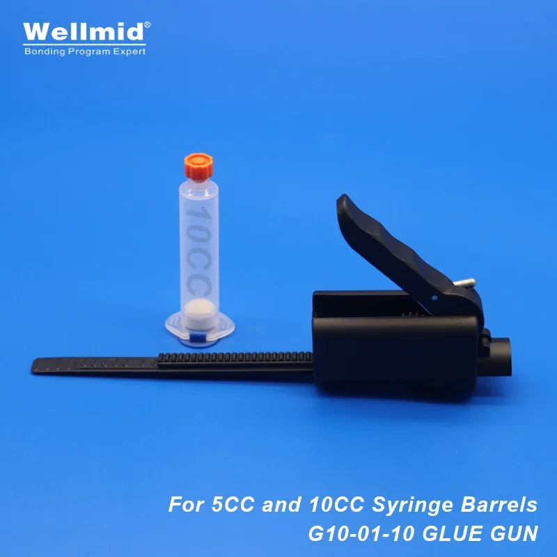 5cc 10cc Manual Glue Gun Syringe Barrels Single Component 1K PU Epoxy UV Solder Paste Sealant Portable 3M ARALDITE Caulking Gun