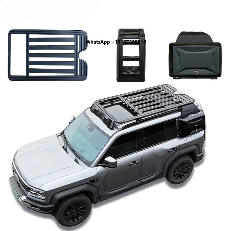 

Off-Road Vehicle Modification Kit with Roof Platform, Side Ladder and Side Storage Bag for SUV Models