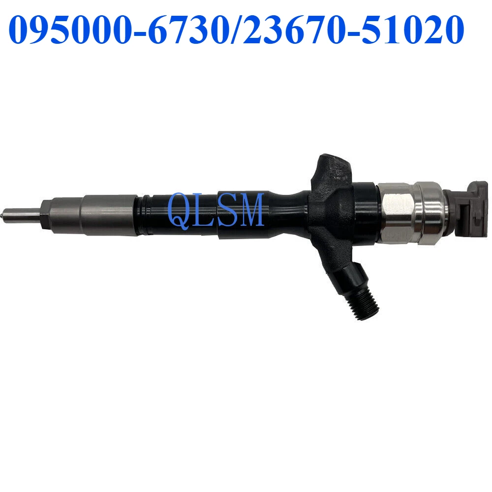 

Diesel Common Rail New High Quality Accessories Fuel Injector 095000-6730 23670-51020 For Toyota Land Cruiser