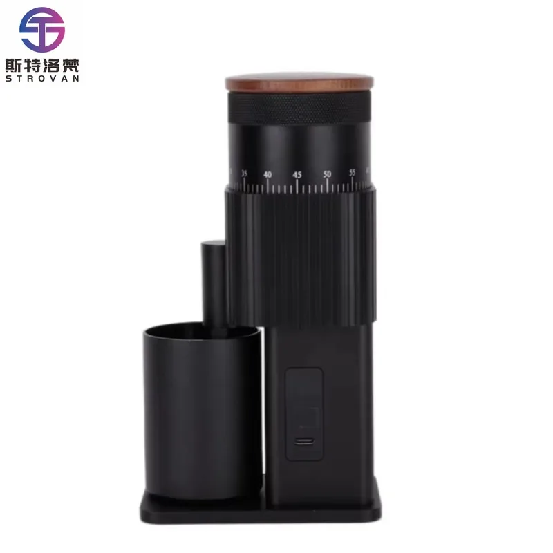 One-Touch Automatic Burr Coffee Bean Grinder  Grinding Selection Electric for  Use