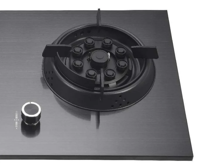 موقد غاز ذكي مدمج - موقد منزلي تجاري/سعيد صيني مع زجاج مقسى، تصميم سطح الطاولة للاستخدام المنزلي والمطبخ