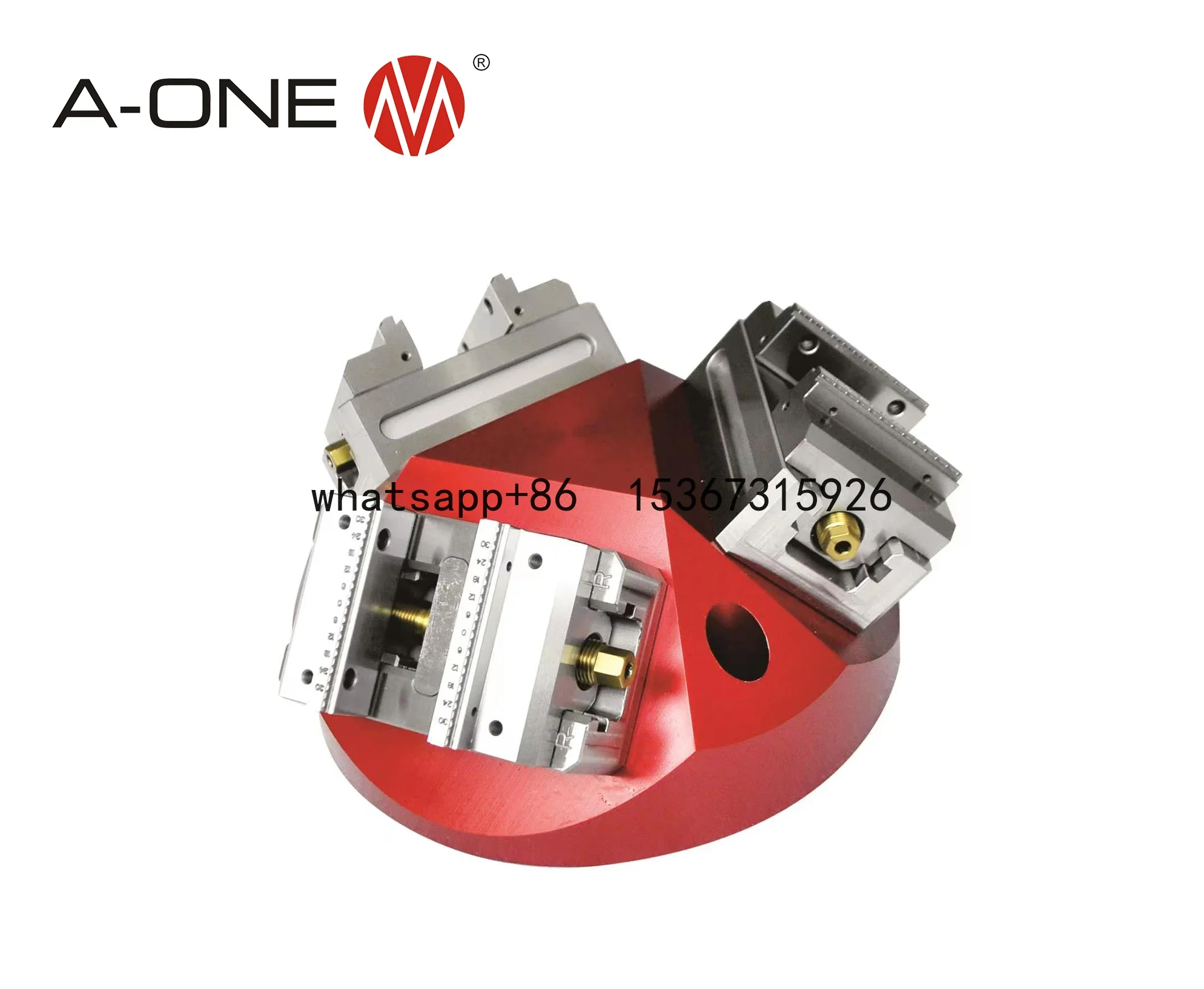 Four-axis pair five-axis CNC turntable machining center parts quick change manual self-centering HVAC system parts vice