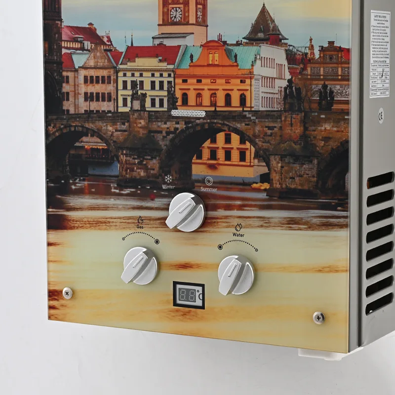 

Проточный газовый водонагреватель 8/10/12/16/18/25 л с принудительной подачей воздуха, для бытового использования, прямые поставки за рубеж