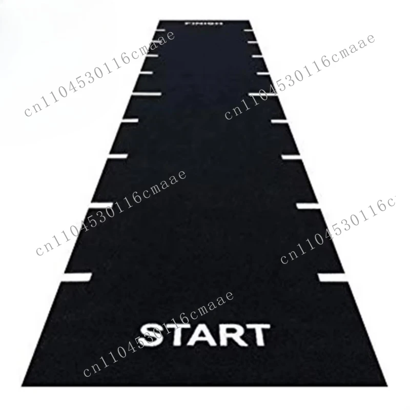 15Mm Pile Height Gym Sleigh Floor Track Sport Custom Artificial Grass Strap Logo Color Size