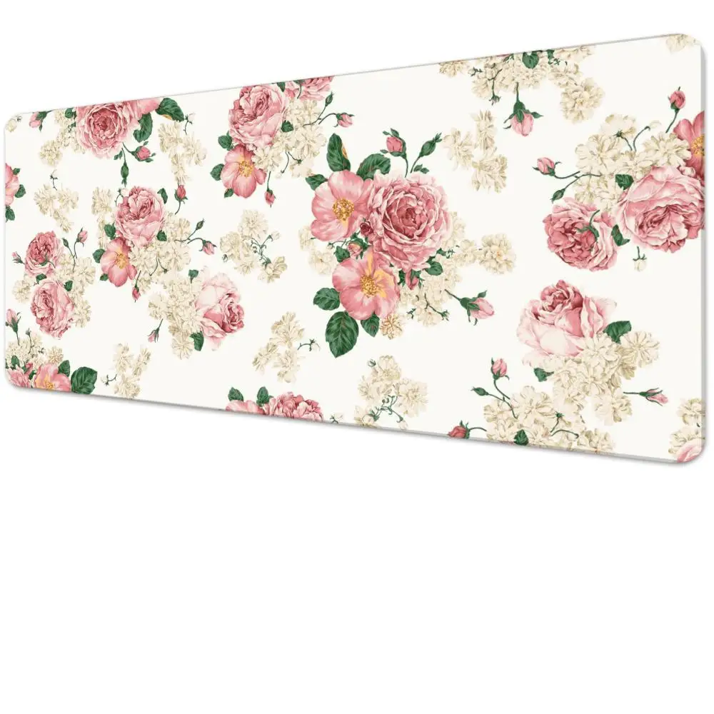 

Roses Mouse Pad Multi-Size non-slip Gaming mouse pad Gamer E-Sports Mouse Mat Game Mechanical Keyboard XXL Desk Mat
