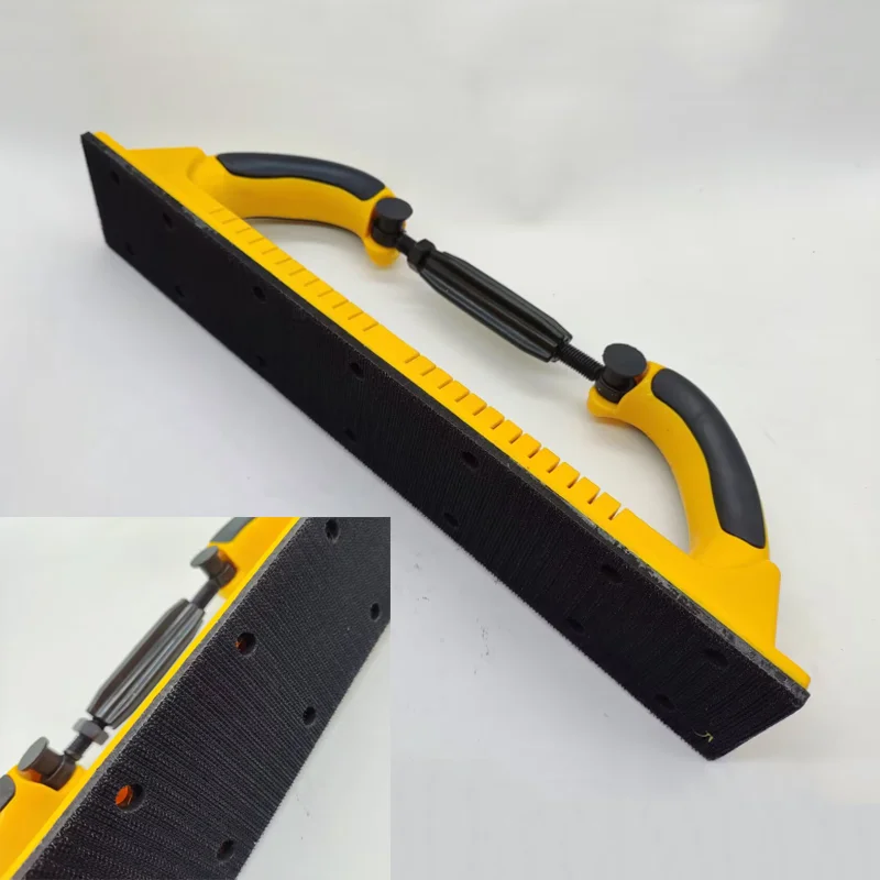 NEW Dry Grinding Hand Push Board Car Putty Ash Hand Planer Rectangular Vacuum Arc Sandpaper Grinding Ash Board Body Repair Tool