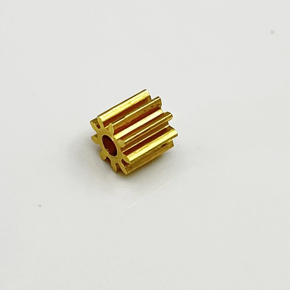 0.5M Modulus 8T 9T 10T 12T 14T Metal Copper spur Brass Gear Pinion Spindle Parts Gear Assembly Fit 2mm 2.3mm 3.17mm Shaft Motor