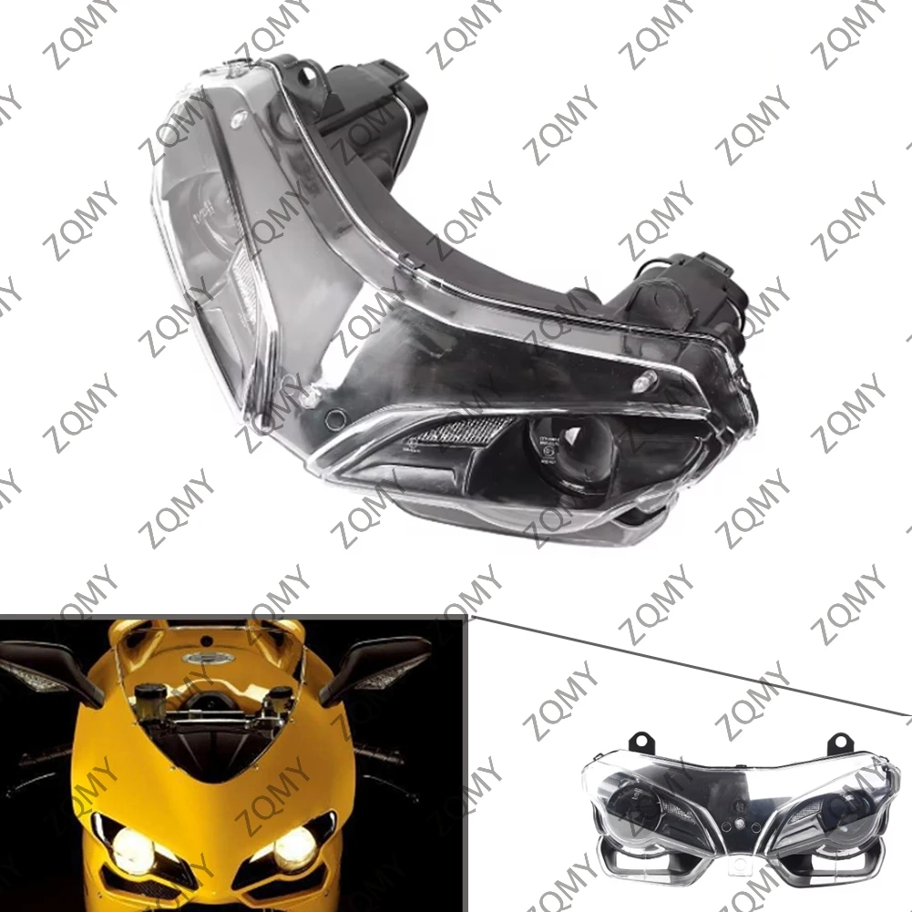 

Headlight Headlamp, Motorcycle Head Light Lamp Assembly For Ducati 1098 2007 2008 2009