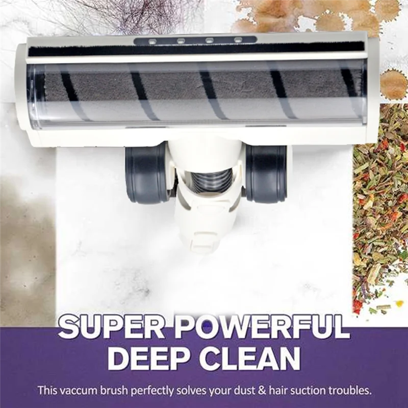 N83R For Dreame R10 R20 R30 T20 T30 V11 V12 Handheld Vacuum Cleaner Accessories Electric Floor Brush Head White