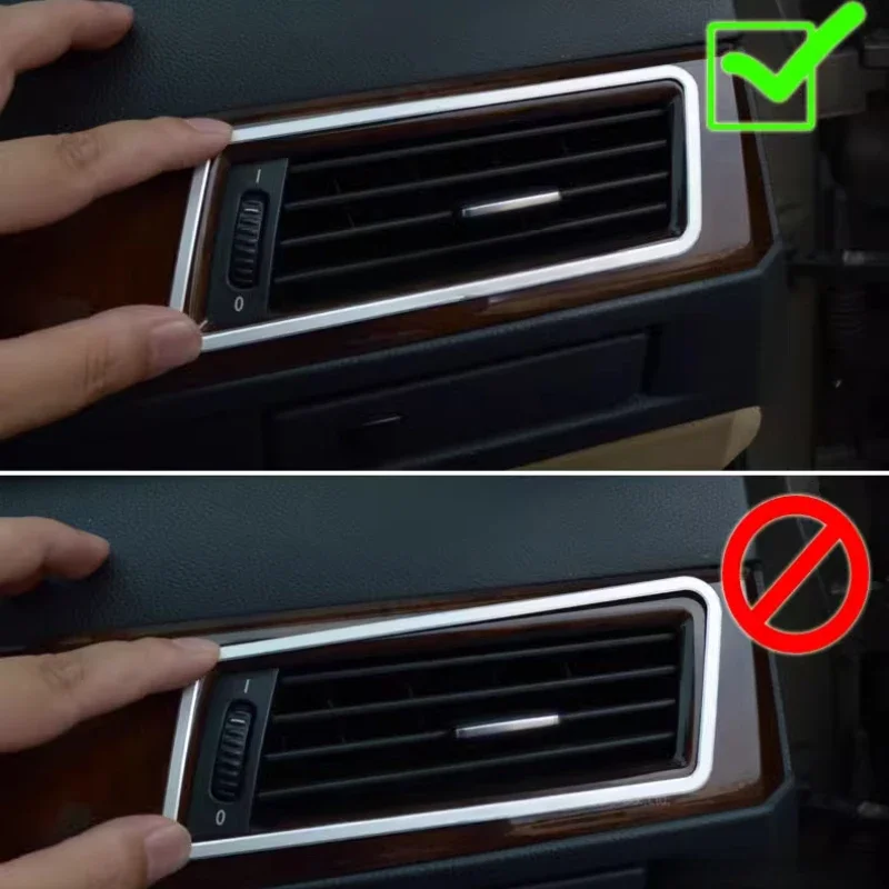 Air Conditioner Out of Trend Decorative Circle Interior For BMW 5 Series E60 520 523 530Li  Car Sticker Modification Accessories