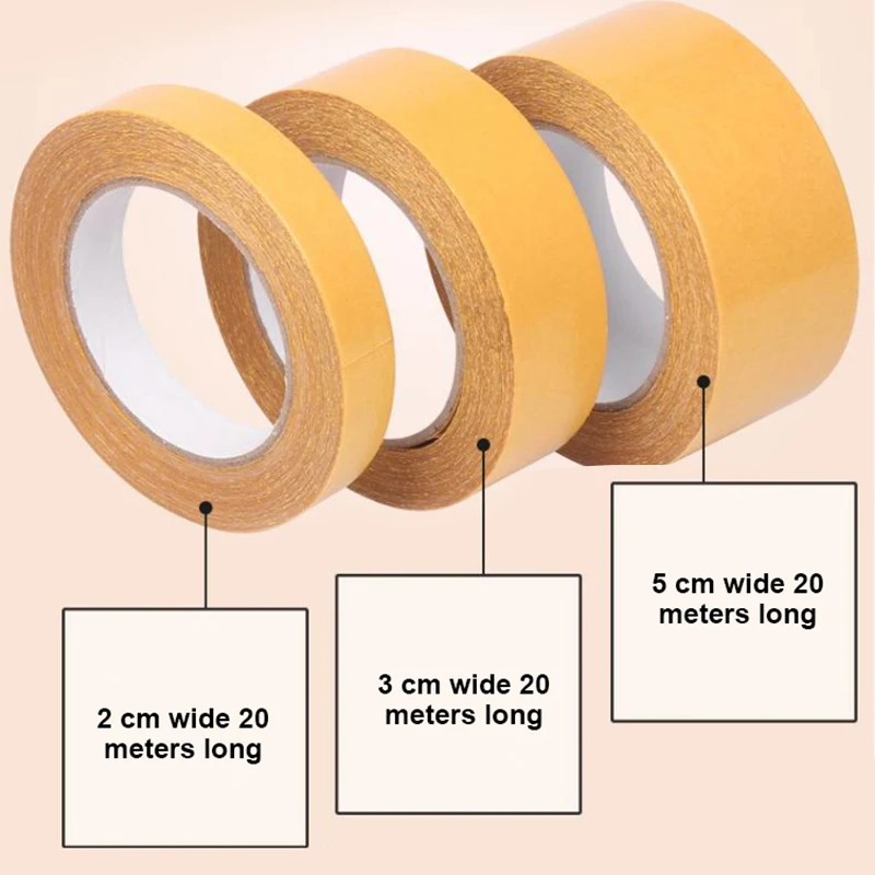 5M/Roll Pet Dubbelzijdig Super Sticky Plakband Hittebestendige Transparante Hoge Temperatuur Weerstand Dubbelzijdige Tape