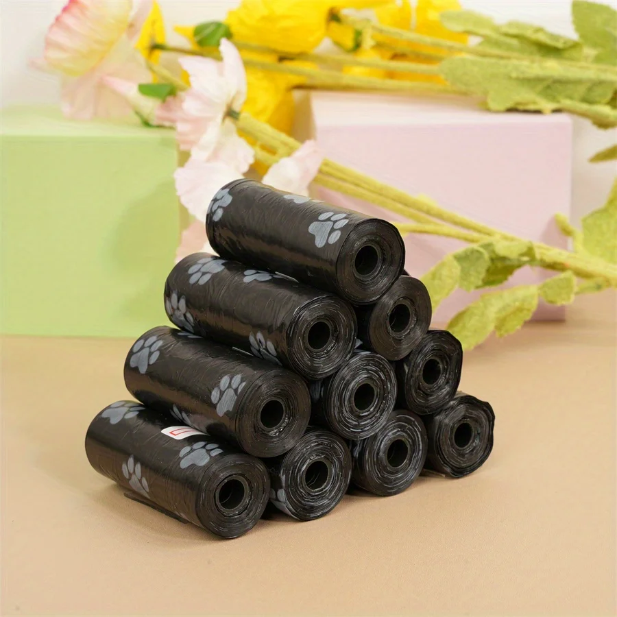 180pcs/12Rolls Thick Dog Poop Bags, Leak Proof Pet Waste Bag For Dog Outdoor Walking