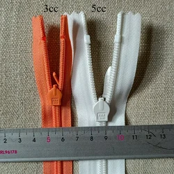 3cc 5cc 30 To 70cm Invisible YKK Zipper Black White Red Pink Close Open Wedding Dress Skirt Tailor Sewing Accessories