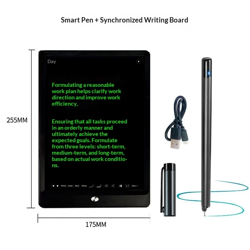 AI Smart Drawing Tablet Connectable to Mobile Phones Digital Drawing Tablet LCD Drawing Board Electronic Notebook Drawing Tablet