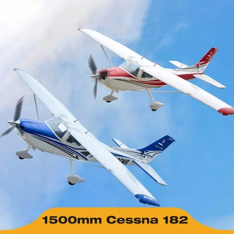 Remote Control Model Aircraft 1500mm Cessna 182 Trainer Aircraft Electric Rc Airplane Fixed Wing Outdoor Performance Toy Gift